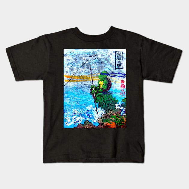 Donatello Kids T-Shirt by Jacob Wayne Bryner 